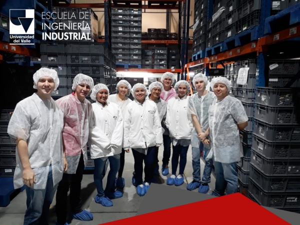Estudiantes de la Especialización en Logística visitan empresa del sector alimenticio