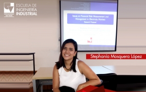 La estudiante Stephanía Mosquera López presentó su propuesta de tesis doctoral