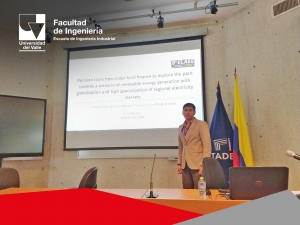 Estudiante de Doctorado de la EII participa en la octava versión del Encuentro Latinoamericano de Economía de la Energía (ELAEE)