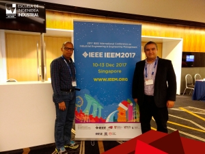 Profesores de la Escuela de Ingeniería Industrial participan en 2017 IEEE International Conference on Industrial Engineering &amp; Engineering Management, en Singapur
