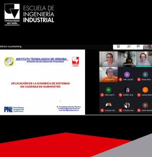 Profesor mexicano invitado a una sesión del Seminario de Integración en Logística