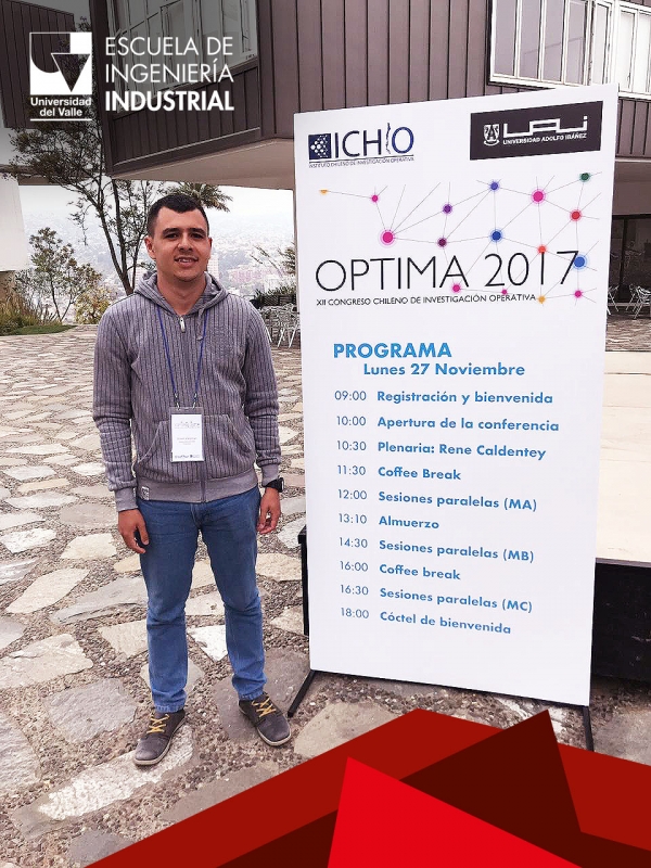 Estudiante de la Escuela de Ingeniería Industrial irá a OPTIMA, 2017