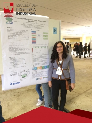 Estudiante de Maestría de la Escuela de Ingeniería Industrial participa en evento internacional